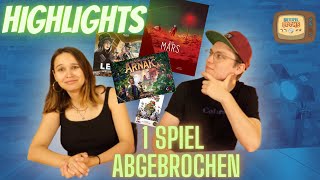 Gespielt Viele Highlights aber ein Spiel abgebrochen  Brettspiele für Erwachsene 2021 [upl. by Nylavad]