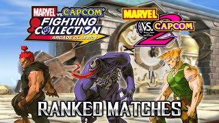 THE LOW TIER GRIND  Marvel Vs Capcom 2 Ranked Matches [upl. by Schwerin]