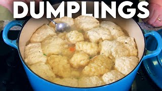 The FLUFFIEST Dumplings For Stews How To Make Dumplings [upl. by Madid]