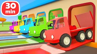 Car cartoons for kids Helper cars cartoon full episodes Learn colors amp Car cartoon for kids [upl. by Festatus836]