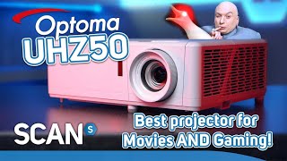 A Frickin LASER Optoma UHZ50 gets it right for Movies Sports AND Gaming Quick Review [upl. by Nwhas]