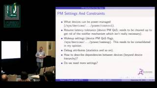 PM Interfaces Between User Space and the Kernel  Rafael Wysocki Intel OTC [upl. by Kenay488]