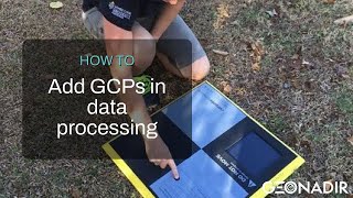 Adding GCPs for drone mapping data processing [upl. by Amy]