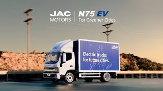 JAC N75 EV Leading the Future of Green Logistics [upl. by Aihsatsan]