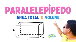 Paralelepípedo  Área Total e Volume [upl. by Nosyrb]