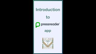 Introduction To Pressreader App [upl. by Lavoie736]