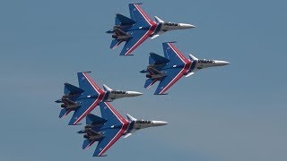 Russian Knights Su30s power precison amp flat Spin  LIMA 2019 [upl. by Robins315]