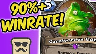 90 WINRATE OP DECK TO LEGEND  CUBELOCK  KOBOLDS AND CATACOMBS  HEARTHSTONE [upl. by Orimar]