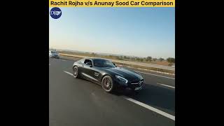 Rachit Rojha vs Anunay Sood Car Comparison shorts DK01INFO [upl. by Ecirpak]