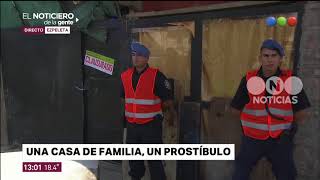 Una familia tenía un prostíbulo en su casa  El Noticiero de la Gente [upl. by Ralyat]