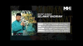 Munif Ahmad  Selawat Badriah Official Music Audio [upl. by Anelrihs94]