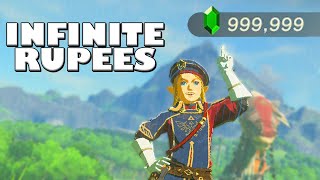 How to do the Infinite Rupee Glitch in Zelda BoTW [upl. by Siugram]