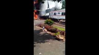 Tragedi Bintaro 9 Desember 2013 Kereta Api VS Truk BBM Pertamina [upl. by Yclehc]