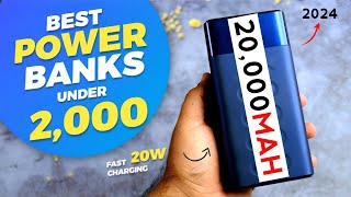 Top 5 Best Power Bank in 2024  Best 20000mah Power Banks under 2000rs  20000mah Power Banks [upl. by Alliuqahs]