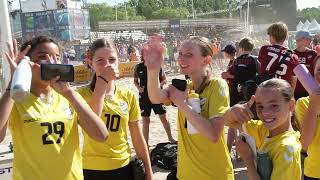 Highlights 197  Åhus Beachhandboll Festival 2023 [upl. by Kenji]