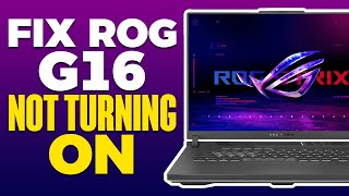 Rog Strix G16 Not Turning On FIX [upl. by Hochman]