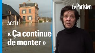 Inondations dans le Nord  à Merville des habitants désemparés face à la montée des eaux [upl. by Anitnas530]