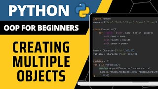 Python OOP For Beginners  Creating Multiple Objects Explained [upl. by Lorou]