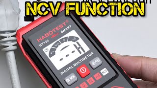 None Contact Voltage NCV  Test Using Smart Digital Multimeter  Habotest HT123 [upl. by Alleunam818]