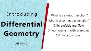 Smooth manifold  Differential geometry lecture video  Differential geometry lecture  Manifold [upl. by Andrus]