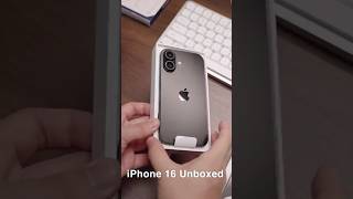 iPhone 16 Unboxing  First Look 🤯 [upl. by Noemi]