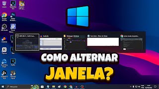 Como Alternar Entre Janelas no Windows 10 e 11  Dicas de Produtividade [upl. by Nylirac]