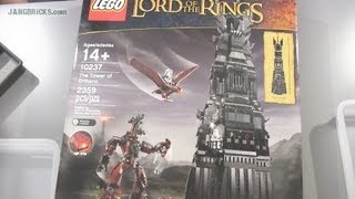 LEGO Lord of the Rings Tower of Orthanc SPEED BUILD [upl. by Otsuj]