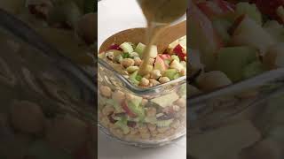 Quick Apple Pecan amp Blue Cheese Chickpea Salad [upl. by Sankaran901]