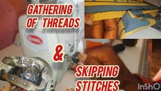 How to solve skipping stitches and gathering of thread on your industrial sewing machine [upl. by Rust]