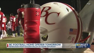 Bakersfield College to host home opener on Saturday [upl. by Aehtna]