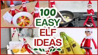 100 ELF ON THE SHELF IDEAS WHAT OUR ELF ON THE SHELF DID [upl. by Llyrpa]