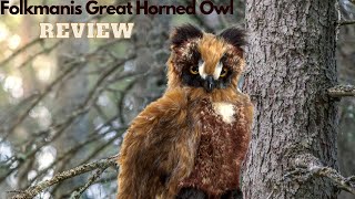 Folkmanis Great Horned Owl Review [upl. by Oinigih869]