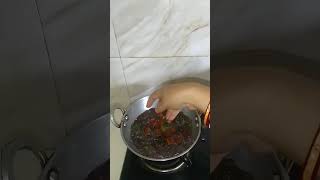 Daler bori diye lal shak recipe  Like and subscribe food [upl. by Stephine]