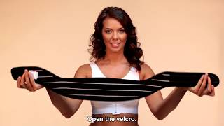 How to put on formed LIPOELASTIC® breast band properly [upl. by Vedi]