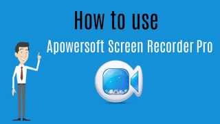 How to Use Apowersoft Screen Recorder Pro [upl. by Ennail]