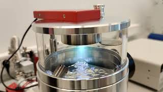 A Quick Glimpse at the Cressington 208HRD HighResolution Turbo Sputter Coater in Action [upl. by Isla]