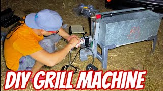 DIY OUTDOOR GRILL MACHINE  LECHON BELLY GRILLER  LECHON MANOK GRILLER [upl. by Aneeg]