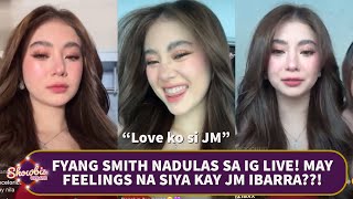 Fyang Smith Nadulas sa IG live In Love na ba siya kay JM Ibarra Nakakakilig [upl. by Nnylarej950]