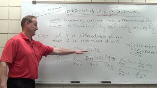 Section 22 Differentiability implies Continuity Theorem [upl. by Jolyn]