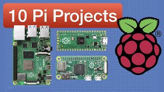 10 Raspberry Pi Projects All models including Pico [upl. by Auqinu]