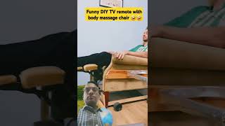 Funny DIY TV remote with body massage chair 🤣🤣funnydiy funny josephmachine JosephsMachines [upl. by Jeramey950]