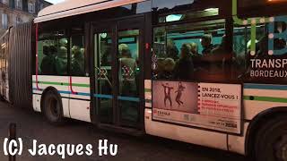 TBM  Bordeaux IRISBUS Citelis 18 CNG 2655 2657  ARENA  HeuliezBus GX 327 CNG 2704  Ligne 24 [upl. by Deelaw]