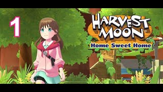 Harvest Moon 🌝 Home Sweet Home Gameplay Part 1 [upl. by Neerehs721]