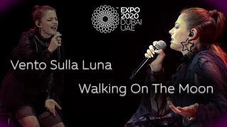 Annalisa  Vento Sulla Luna  Walking On The Moon LIVE  Expo 2020 Dubai [upl. by Ivonne166]