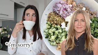 Jennifer Aniston Never ate the quotJen Saladquot mini update [upl. by Rizan]