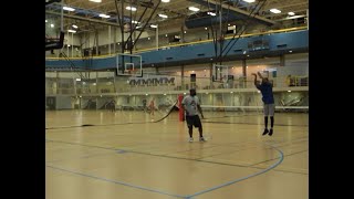 JaVan Johnson playing 1 on 1 Basketball in 2015 [upl. by Sikleb13]