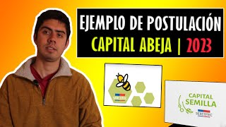 Cómo postular capital semilla o capital abeja 2023 [upl. by Spevek479]