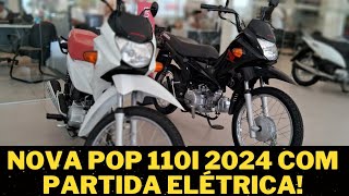 partida elétrica na pop 110 vídeo completo passo a passo [upl. by Dinan]