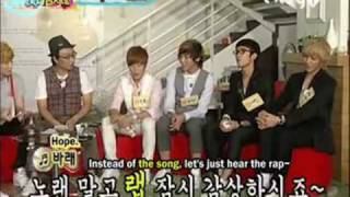 SHINee Key Imitating FT Islands Song Seung Hyuns Rap in I Hope BaRae [upl. by Yecram]