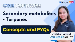 Terpenes  Secondary metabolites Part II csirlifesciences [upl. by Nosyk]